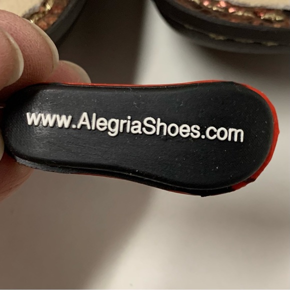 Alegria F10-742 Fiona Triple Strap Multi Colored Sandals  Sz 37 US-7, 7.5 NWOB - Picture 15 of 15